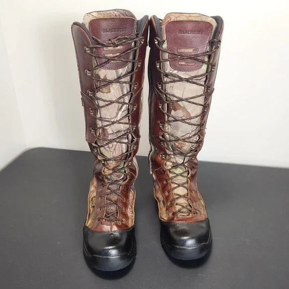 Realtree LaCrosse Snake Venom Scent Boots 18 Lace Waterproof 425615 Men 13 Hunt